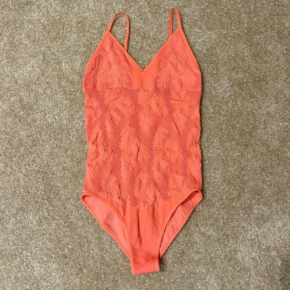 Aura Women's Orange Bodysuit